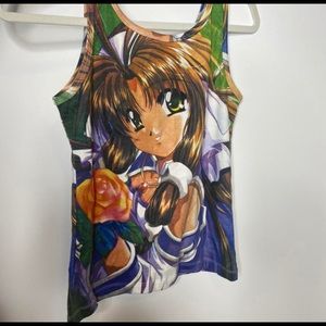 Harajuku Collector Tank Top. Manga anime Tank top